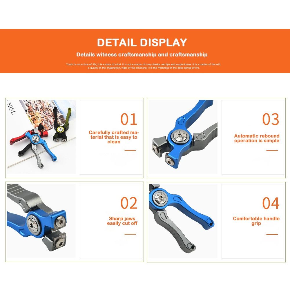 Aluminum Alloy Fishing Pliers  - Fishing Hook Remover recension och pris