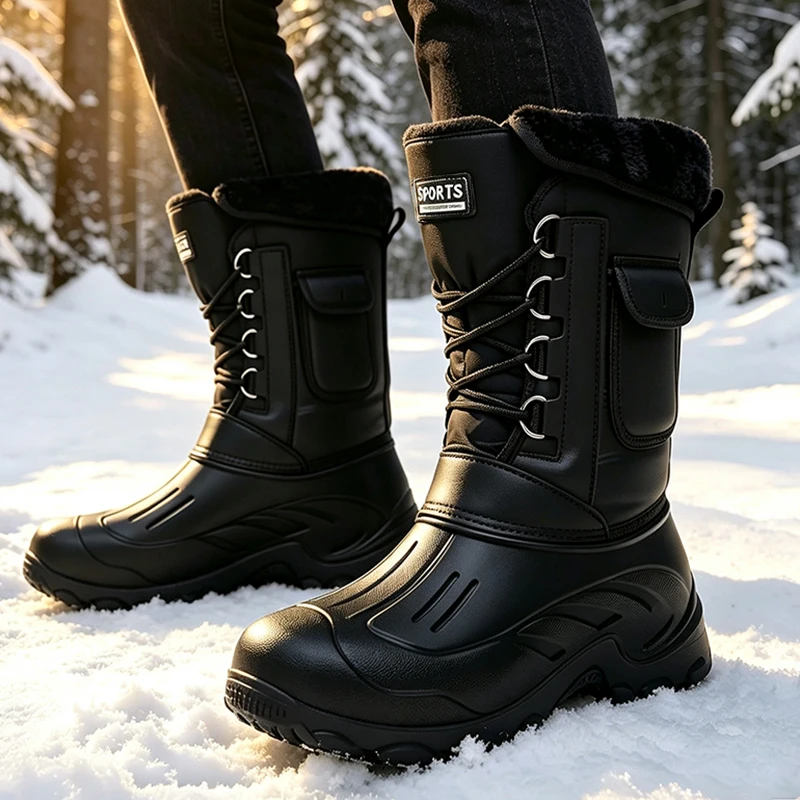 Men Winter Snow Boots Outdoor  - Fishing Hook Size recension och pris