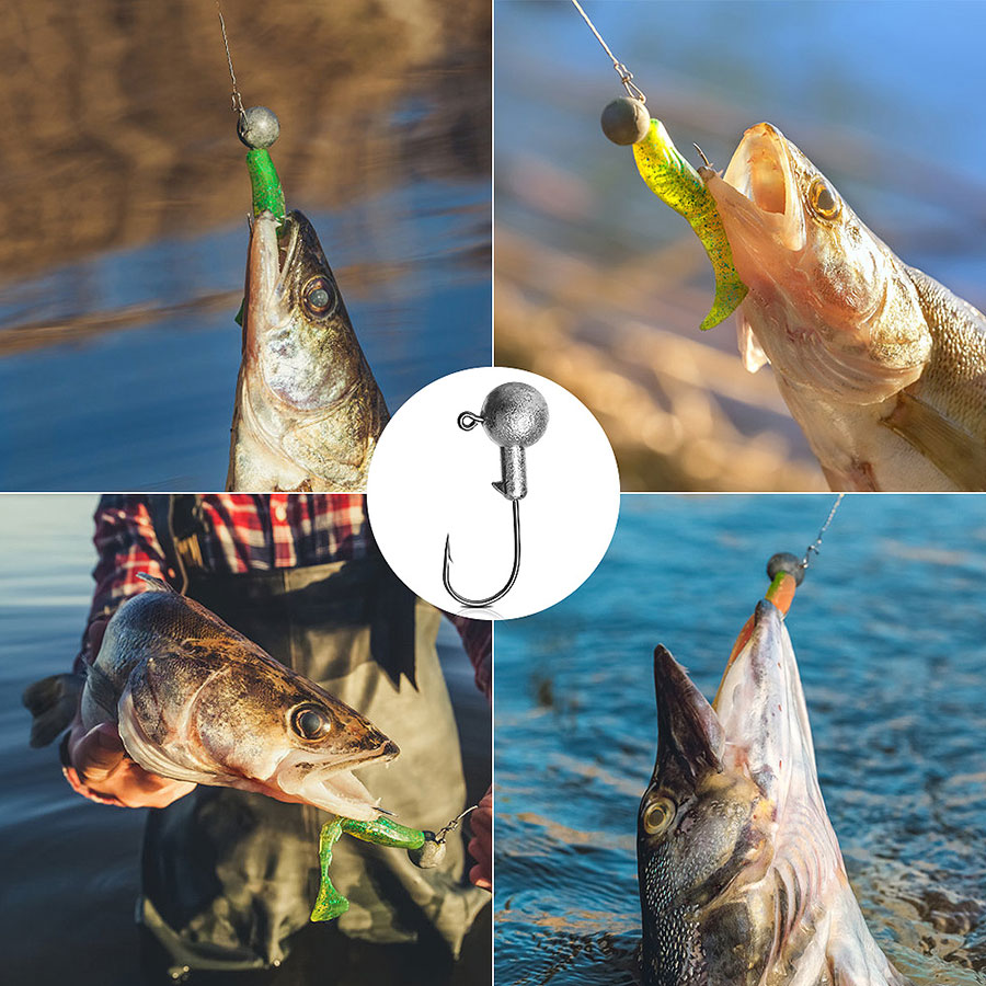 WODJYJ 1g 2g 3g 4g 5g 7g 8g 10 - Fishing Hook Assortment recension och pris